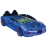 Premium Racing Blue Double Car Bed for Kids