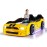 Yellow Speed Race Car Beds for Kids