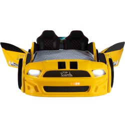 Yellow Speed  Race Car Beds for Kids